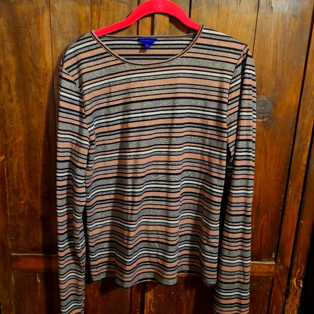 Aeropostle Long Sleeve Shimmer top